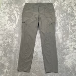 Kuhl Horizon Pants Womens 10 Grey Ripstop Cargo Hiking Outdoor Performance Trek